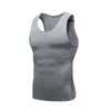 Chaleco de Entrenamiento Ajustado para Hombre de Verano Pro Fitness Deportes Running Baloncesto Alta Elasticidad Secado Rápido Delgado Transpirable Chaleco