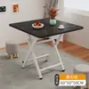 Mesa plegable, mesa de comedor cuadrada, mesa pequeña para uso doméstico, alquiler de apartamentos pequeños, mesa de comedor sencilla, mesa cuadrada