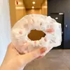 Goma para el pelo de intestino de cerdo Verano Simple Ins Estilo Coreano Cuerda para el pelo de intestino grueso Verano Estilo Bosque Banda de goma Goma para el pelo de mujer Accesorio para el pelo