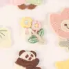 Fabricante de Ursos Tulipa Bordados, Pandas Cereja, Patches de Bordado, Patches de Aplique, Patches de Bordado de Desenho Animado