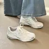 2026 Primavera/Verano Nuevo Estilo Exportación Suela Gruesa Malla Transpirable Zapatos de Entrenamiento Alemanes para Mujer Zapatos de Suela Blanda Transfronterizo