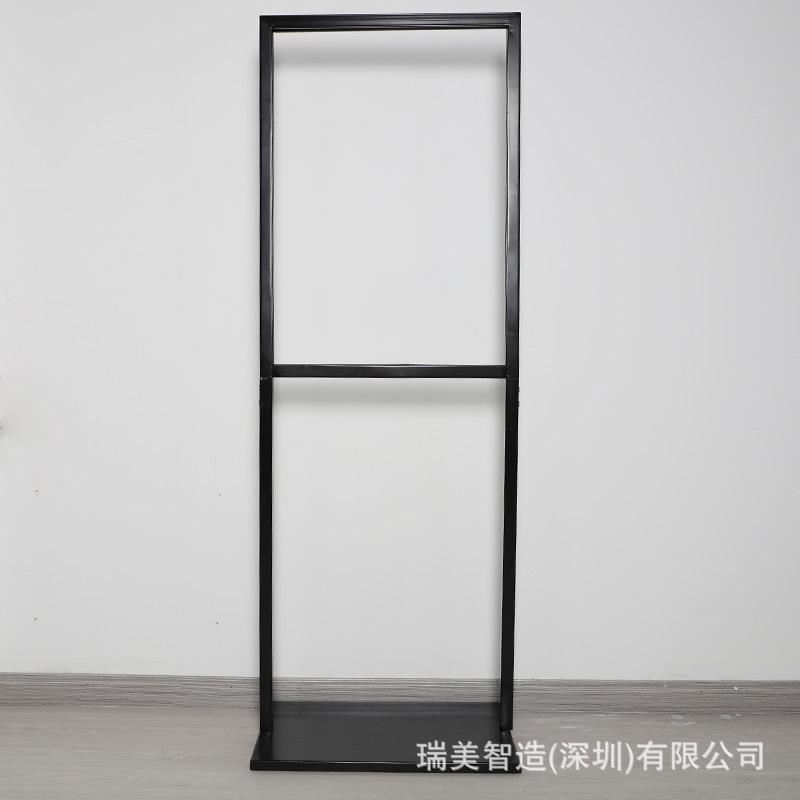 双杆立牌铁质海报架单双面广告牌展示架KT板展架