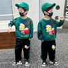 Ropa de Dibujos Animados para Niños 2026 Otoño Nuevo Estilo Conjunto de Dos Piezas Sudadera Colorida para Niños Pequeños Ropa Genial para Niños