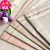 Papel Kraft retro, periódico inglés, 5 colores diferentes para usar como fondo de fotografía y accesorios de fotografía.