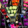 Suministros para Funerales Flores Artificiales Ramo de Tulipanes de 9 Cabezas Ramo Funerario Tallo Alto Flores Qingming