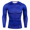 Camiseta de manga comprida masculina, manga comprida transfronteiriça, gola redonda, camuflagem ao ar livre, roupas de fitness, camiseta