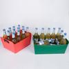 Cubo de Hielo de Plástico Unido Seleccionado Cuidadosamente Marco para Cerveza Cesta para Cerveza Cubo para Cerveza Cuadrado Cubo para Cerveza en Forma de V Impreso con Logotipo