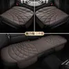 Almofada de Assento de Carro Transfronteiriça, Almofada de Assento de Carro de Cobertura Total para Quatro Estações, Almofada de Assento de Carro Integrada de Couro Nappa Universal para Cinco Lugares