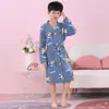 Toalla de Baño Infantil 2026 Nuevo Estilo Algodón Peinado Gasa Bata Ponible Secado Rápido Absorbente de Agua Transpirable Ropa Exterior para Niños y Niñas
