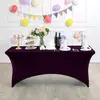 Funda Elástica para Mesa Transfronteriza de Comercio Exterior, Venta Directa de Fábrica, Mantel Elástico de Spandex para Fiesta de Bodas, Funda para Mesa de Cóctel, Mantel