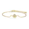 Pulsera Popular de Circonita Sol y Luna de Alta Venta Moda Pareja Joyería para un Hombre y una Mujer Joyería de Mano Moderna Sol y Luna Venta al por Mayor