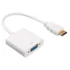 Adaptador HDMI para VGA com áudio Conversor para computador de mesa Conjunto de adaptadores HDMI para VGA Cabo para set-top box