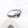 Anillo Retro Antiguo Ins Rosa Amor Anillo de Moda Personalizado de Lujo Ligero para Mujer Venta al Por Mayor de Fábrica