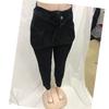 Desejo Transfronteiriço Amazon Aliexpress Jeans Feminino Cintura Alta Desfiado Cadarço Perna Larga Feminino Casual Versátil