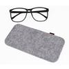 Bolsa de fieltro popular de moda coreana al por mayor personalizada bolsa rectangular para gafas color caramelo venta al por mayor barata