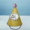 Decoración de Sombrero de Cumpleaños de Bola de Pelo para Repostería de Fiesta Accesorios para Fiesta de Disfraces Adornos para Fiestas Infantiles y de Adultos