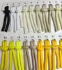 Corda Colorida Revestida com Núcleo Corda Redonda de Poliéster Bolsa Corda Corda para Roupas Corda para Bolso de Calça Corda para Chapéu Corda de 32 Fios