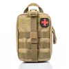Bolsa Médica Táctica Camuflaje Multifuncional Bolsa de Accesorios Cinturón Táctico Bolsa de Accesorios Montañismo al Aire Libre Supervivencia Bolsa de Almacenamiento