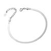 Pulseira Corrente Osso de Cobra Prata de Lei s925 Feminina Coreana Simples INS Design Vento Frio Pequena Fresca Pulseira Namorada 6908G