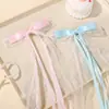Grampo de Cabelo Laço de Fita Popular da Amazon Acessórios de Cabelo de Chiffon de Cor Pura Infantil Grampo Fofo Macaron 5144