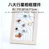 Adorno de Marco de Fotos de Piedra Natural, Espécimen de Piedra Cruda de Cristal, Artesanía de Sanación para Meditación, Decoración de Escritorio, Regalo Transfronterizo al por Mayor