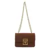 Bolso de Hombro de Moda para Mujer 2026 Nuevo Modelo Bolso Retro Europeo y Americano para Mujer Bolso Cuadrado Pequeño con Cadena de Moda Bolso Cruzado de Moda