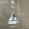 Acessórios de Pingente de Lâmpada de Cristal, Contas Octogonais, Prontos para Pendurar, Cortina de Contas DIY, Pingente de Cortina de Porta, Decoração de Casamento, Bola de Diamante