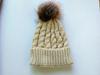 Gorro de Lana Tejido Trenzado para Niños con Ala Grande y Bola de Pelo Cálido de Invierno para Bebé ebay Venta Caliente Explosiones Europeas y Americanas