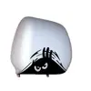 Funda de Almohada para Coche con Emoticonos Divertidos para Dropshipping Transfronterizo de Amazon, Estilo Elástico de Cobertura Total, Resistente al Desgaste, a Prueba de Polvo, Funda de Almohada Estampada