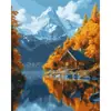 Pintura al Óleo Digital de Flor de Cerezo DIY Pintado a Mano Pintura Decorativa Escénica para Sala de Estar Popular Pintura de Compra Grupal ozon