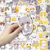 53 Lindas Pegatinas de Gato de Dibujos Animados DIY Suave Lindas Curativas Cuaderno Cuaderno Decoración Impermeable Cultural y Creativa Venta al por Mayor