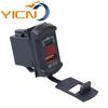 Rv Ônibus Iate Modificado USB Tipo Barco Tipo Chave Qc+Pd Display Digital Carregamento Rápido Pd3.0 Carregador de Carro