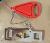 Cerradura portátil con hebilla para puerta de hotel, bloqueador superior de puerta, cerradura antirrobo.