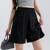 Shorts de Maternidade Verão Fino Roupa Exterior Calças Yamamoto Maternidade Cordão Casual Shorts de Comprimento do Joelho Base Pernas Largas Roupa de Verão