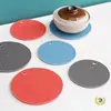 Tapete de Isolamento Térmico Silicone Anti-Queimadura Jogo Americano Nórdico Resistente ao Calor Tapete para Panela Assadeira Tapete para Tigela Doméstico Resistente a Altas Temperaturas Jogo Americano Porta-Copo