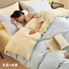 Conjunto de Cama de Algodão Puro Quatro Peças Algodão Puro 2025 Novo Jogo de Lençóis para Cama Capa de Edredom Cama Lençóis de Cama Conjunto de Roupa de Cama para Dormitório Três Peças
