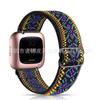 Para cabeça de metal de cinta elástica padrão de onda Fitbit Versa/Versa 2/Lite/Versa SE