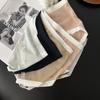 Falda Xiaolan W012 Agradable a la Piel Suave Cera Lijado Ropa Interior para Mujer Cintura Media Cachemir Alta Elasticidad Moldeador de Cadera Pantalones Cortos de Triángulo para Niña