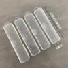 Caja de Almacenamiento Transparente Portátil para Llevar a Domicilio a Prueba de Polvo Caja para Palillos, Cuchara, Tenedor Cubiertos Caja Sencilla Individual para Palillos