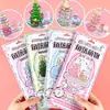 Adesivos 3D de Cristal de Canto Fofos para Crianças, Brinquedos Criativos de DIY, Adesivos Empilháveis para Alívio do Estresse, Itens Decorativos