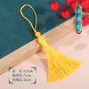 Marcador de libro con borla de cuentas estilo chino creativo DIY unidad USB bolsa para sachet adorno colgante colgante de abanico borla colgante