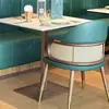 Juego de Mesa y Sillas para Restaurante Temático Estilo Sudeste Asiático, Sofá Booth Lateral de Restaurante Moderno Estilo Tailandés, Sillas de Comedor Comerciales para Restaurantes