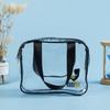 Bolsa de cosméticos de PVC transparente fabricantes personalizados bolsa de armazenamento de cosméticos de viagem bolsa impermeável portátil bolsa de armazenamento de viagem
