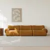 Sofá de vacío comprimido con forma de bambú para exportación transfronteriza para espacios pequeños, silla de sofá de tela de línea recta de combinación modular para sala de estar
