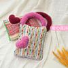 Bolsa de Papel Tisú Creativa Personalizada por el Fabricante Diseño Original Jacquard Teñido con Hilo Caja de Pañuelos Dormitorio de Niñas Sala de Estar Caja de Pañuelos