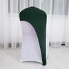Funda Decorativa Transfronteriza para Respaldo de Silla de Una Sola Pierna, Pieza Única Elástica, Funda para Silla de Hotel y Banquete, Color Sólido, Cubierta para Respaldo de Silla de Una Sola Pierna Baita