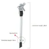 Aleación de aluminio Pie de apoyo central Soporte de pie Bicicleta de montaña autopropulsada Bicicleta de carretera Bicicleta plegable Altura ajustable