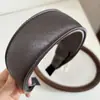 Faixa de Cabelo de Cetim de Alta Qualidade Coreana Versão Larga para Afinar o Rosto Faixa de Cabelo com Coroa Alta Presilha de Cabelo de Cor Sólida Sem Apertar Acessório de Cabelo