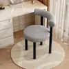 Taburete de tocador para influencer estilo ins Silla de comedor moderna minimalista Silla para uñas Silla de tocador de lujo ligero para dormitorio Taburete de maquillaje