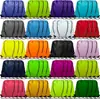 Bolsa com Cordão Colorida de Poliéster Mais Vendida no Exterior Mochila Esportiva com Cordão Personalizada Bolsa de Ombro Portátil de Poliéster com Logo Impresso